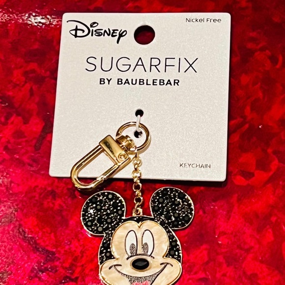SUGARFIX by BaubleBar Disney Mickey Mouse Keychain / Bag Charm New - Picture 3 of 5
